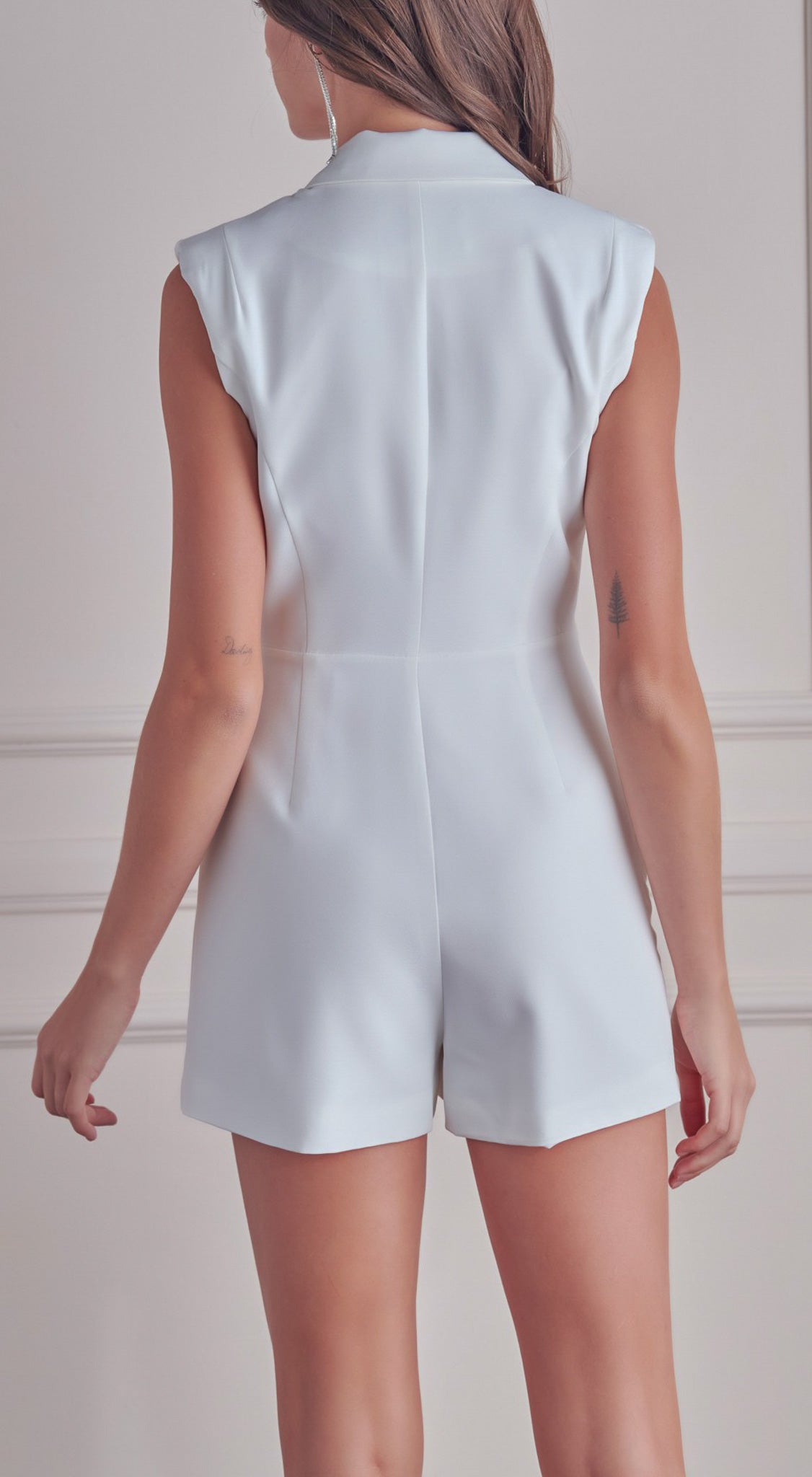 Overlay Romper Blazer